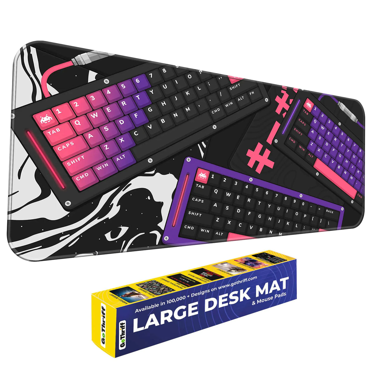 Monochrome Mecha Keyboard Deskmat