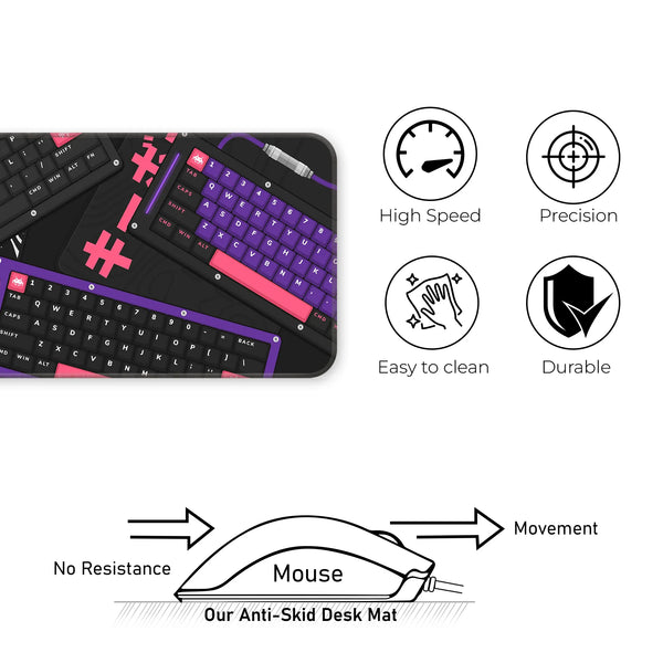 Monochrome Mecha Keyboard Deskmat