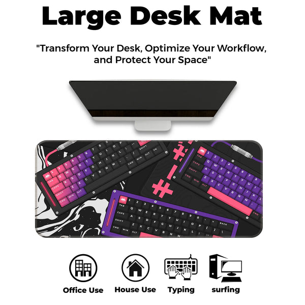 Monochrome Mecha Keyboard Deskmat