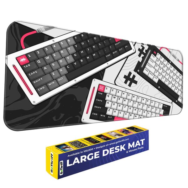 Monochrome Mecha Keyboard Deskmat