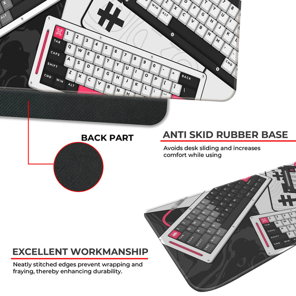 Monochrome Mecha Keyboard Deskmat
