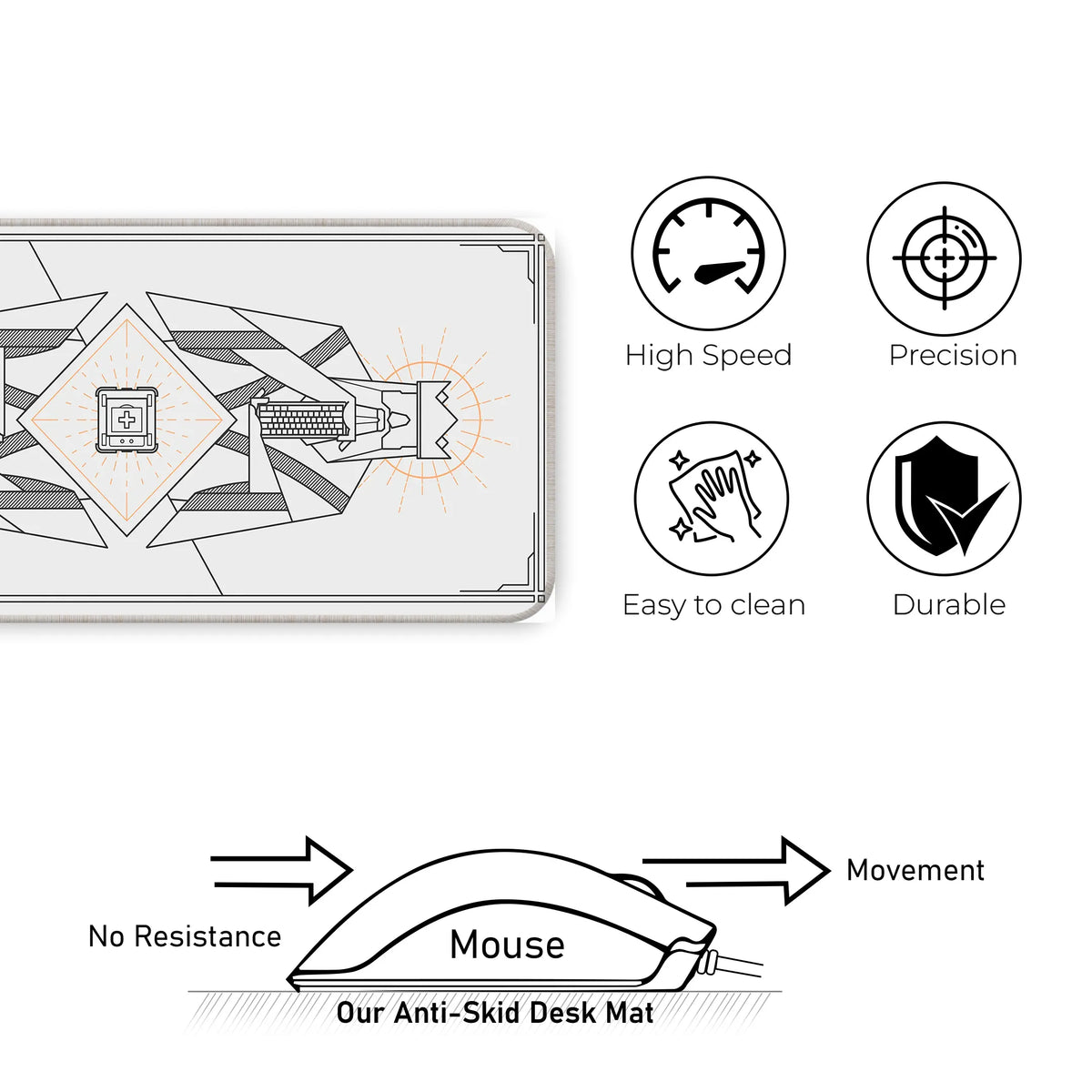Geometric Gamer Deskmat
