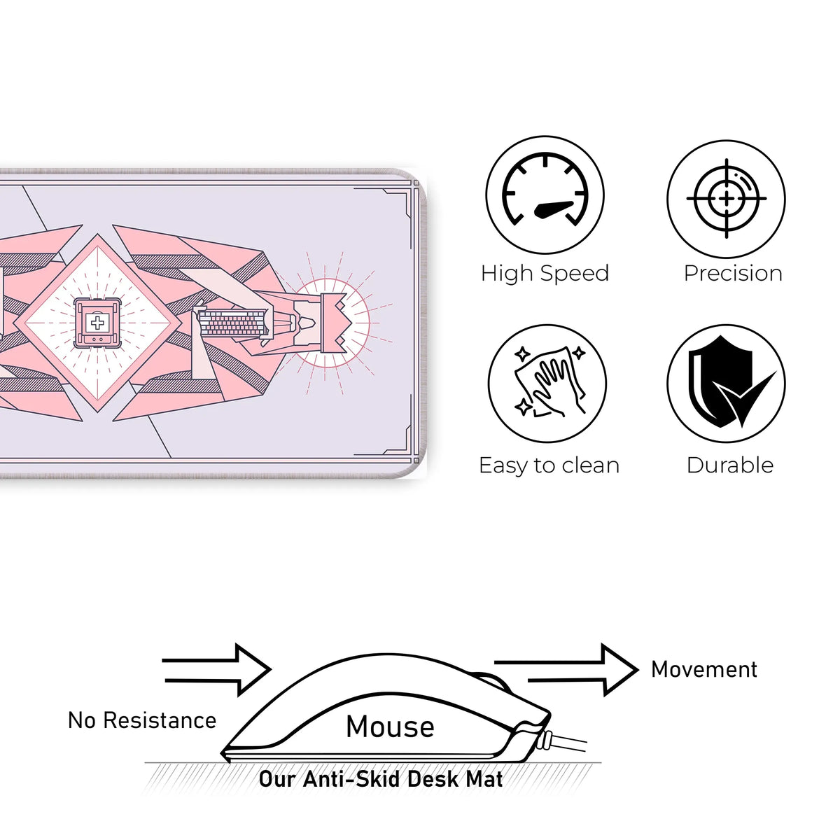 Geometric Gamer Deskmat