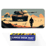 Desert Tank Warfare Deskmat