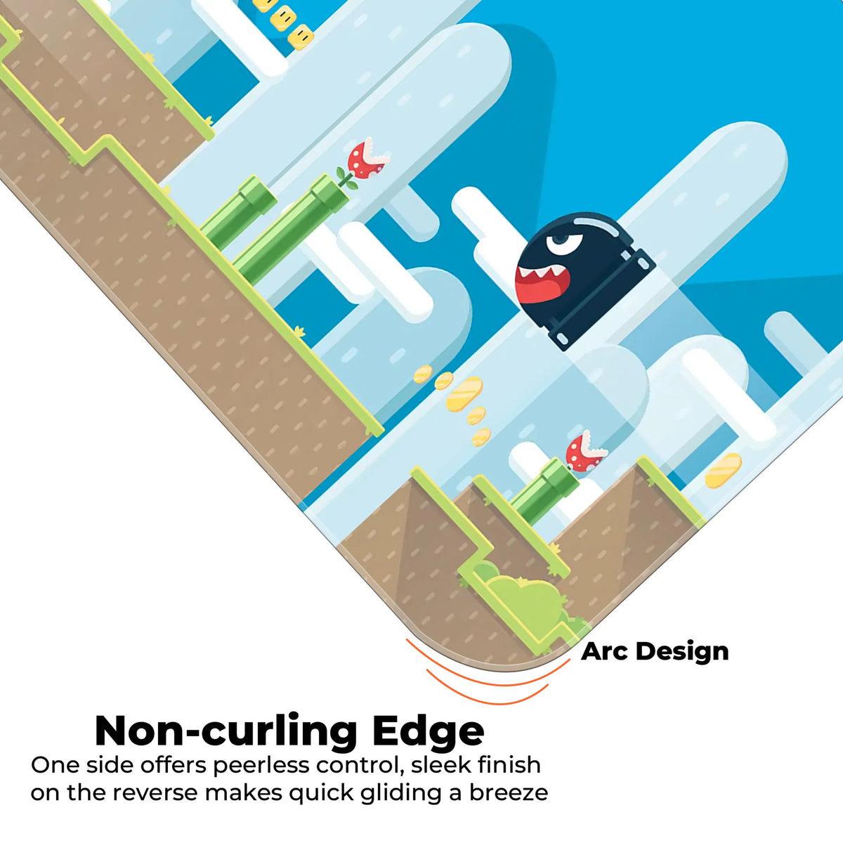 Retro Pixel World Deskmat