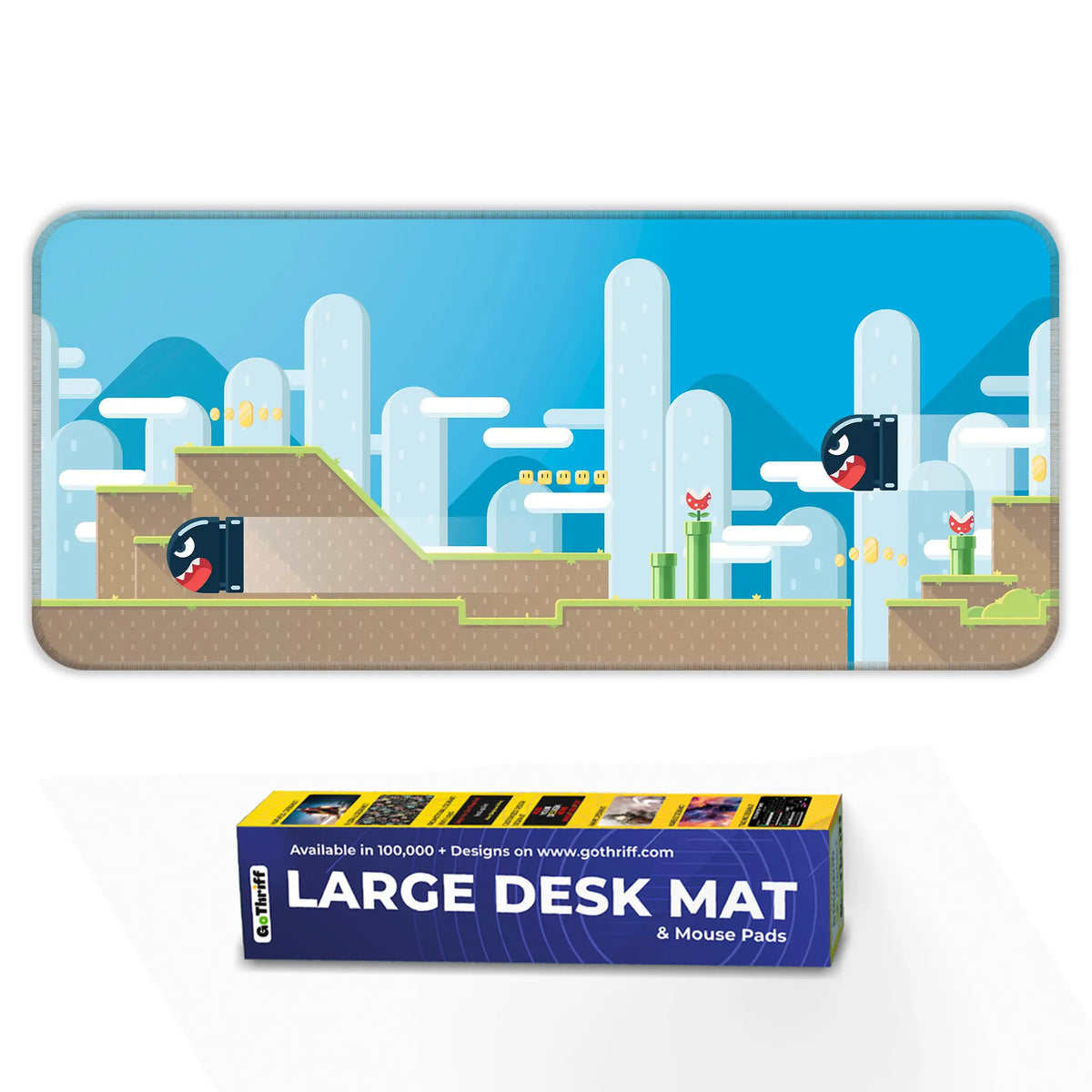 Retro Pixel World Deskmat