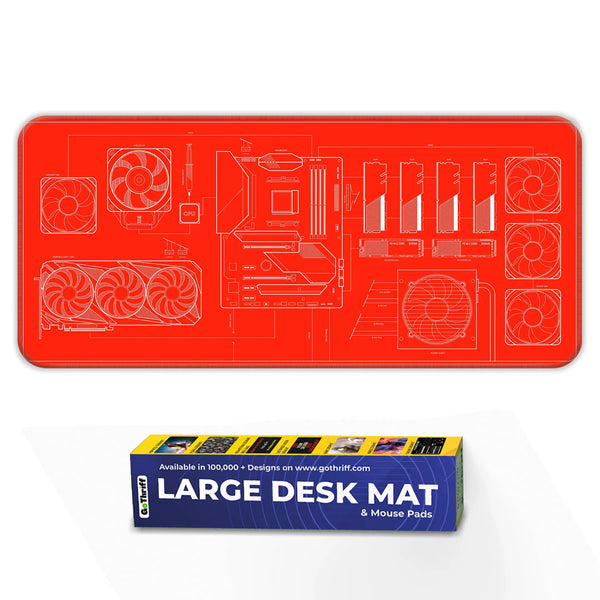 PC Builder Blueprint Deskmat