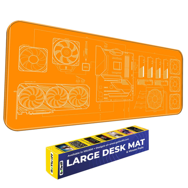 PC Builder Blueprint Deskmat
