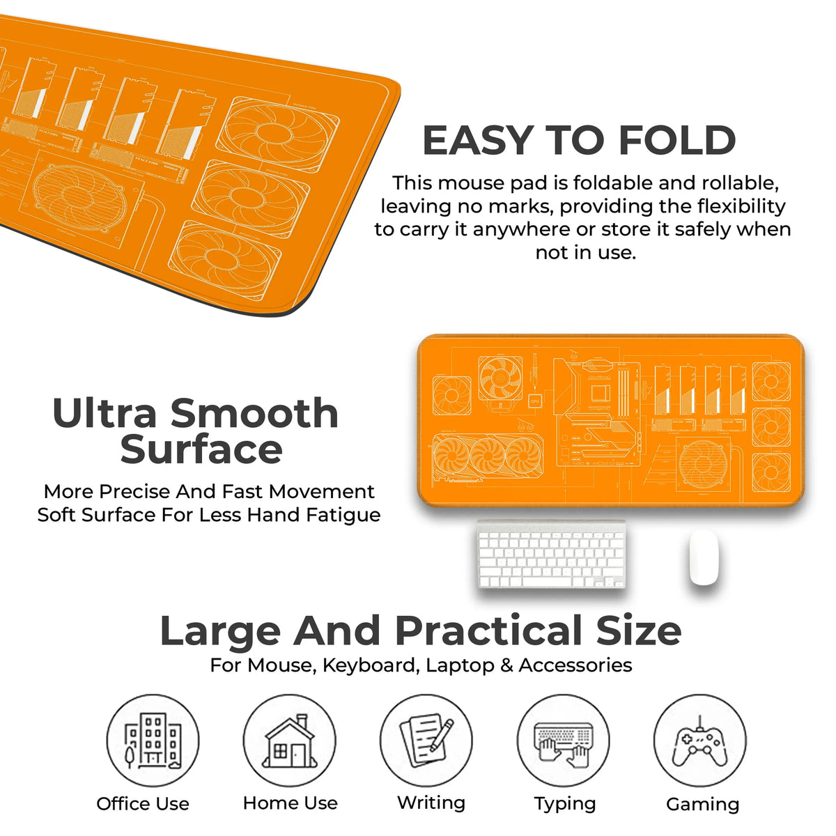 PC Builder Blueprint Deskmat