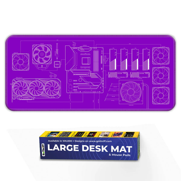 PC Builder Blueprint Deskmat