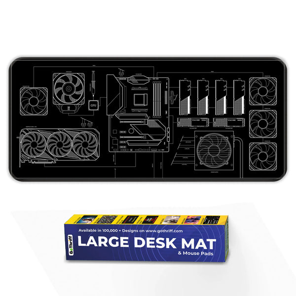 PC Builder Blueprint Deskmat