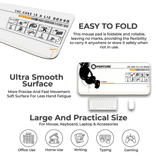 Portal GLaDOS Deskmat