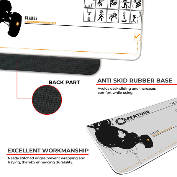 Portal GLaDOS Deskmat