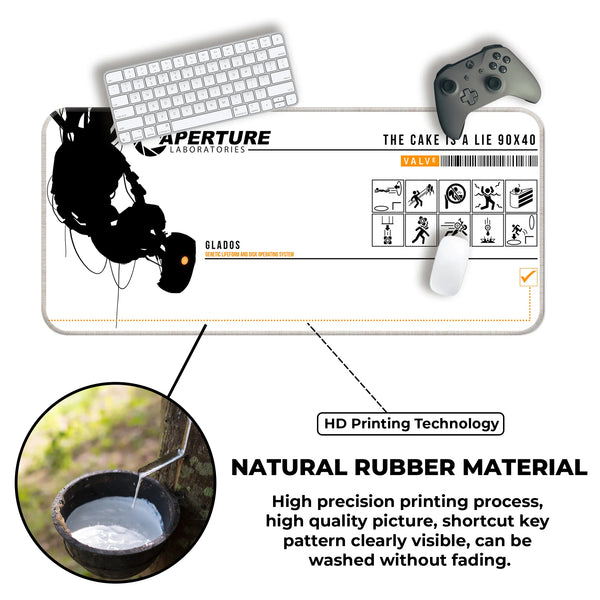 Portal GLaDOS Deskmat