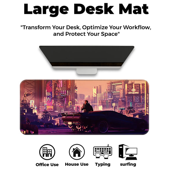 Cyberpunk City Deskmat