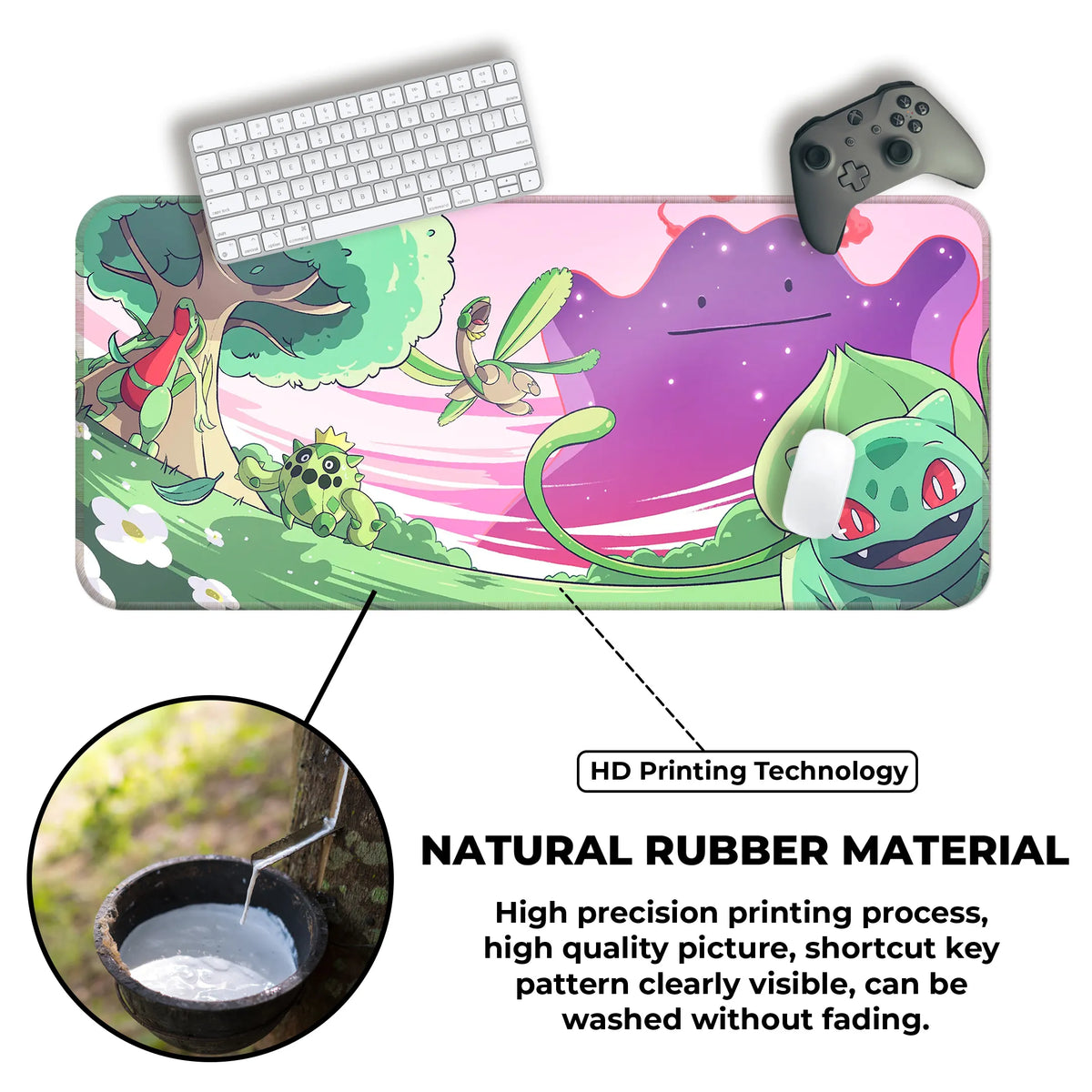 Pokémon Forest Vibes Deskmat
