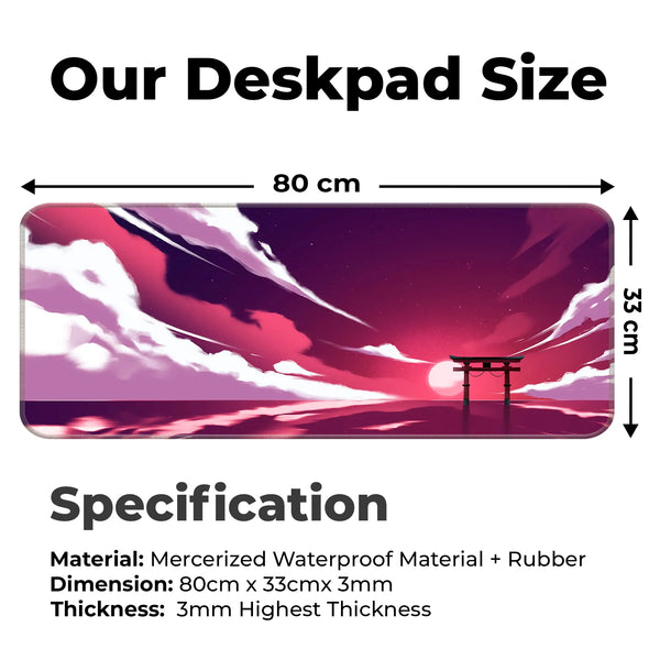 Torii Sunset Deskmat