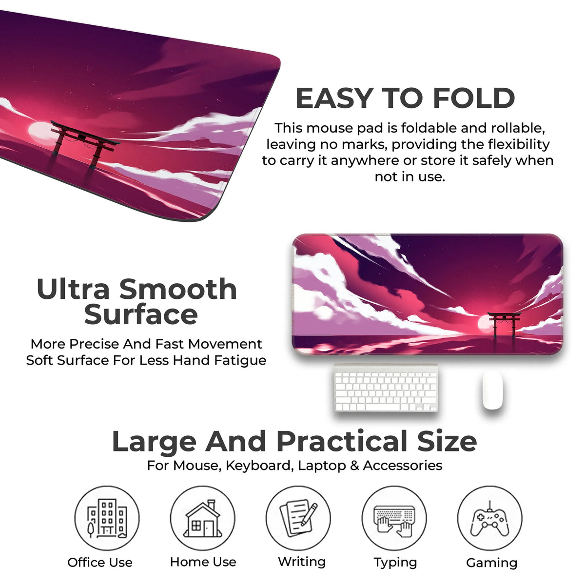 Torii Sunset Deskmat