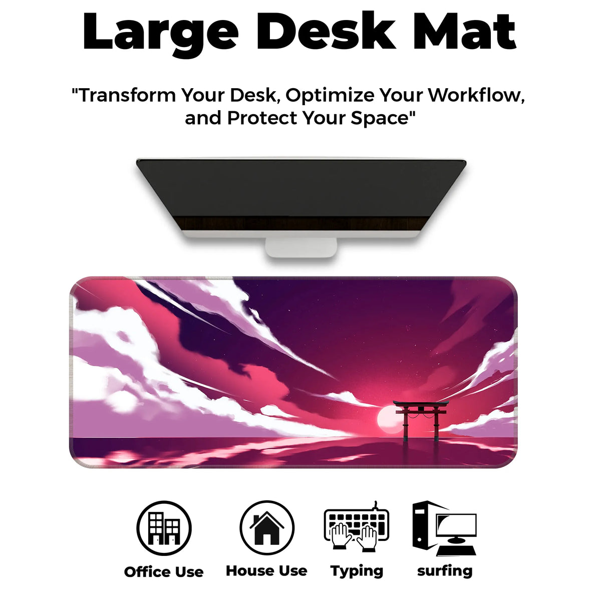 Torii Sunset Deskmat