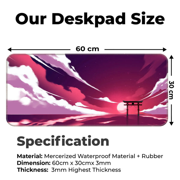 Torii Sunset Deskmat