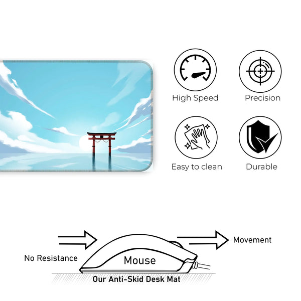 Torii Sunset Deskmat