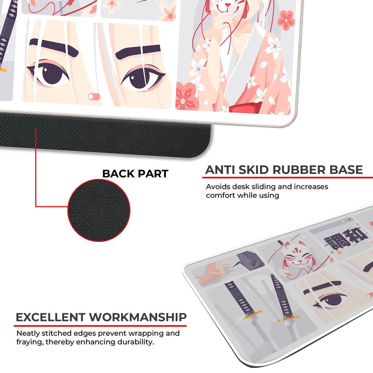 Kitsune Mask Deskmat