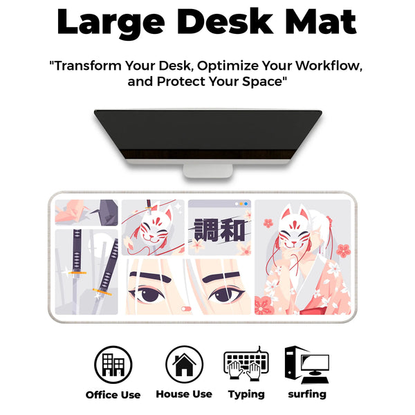 Kitsune Mask Deskmat