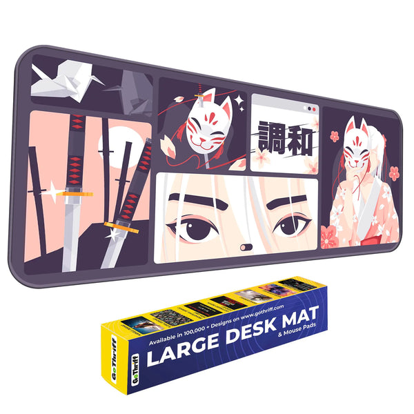 Kitsune Mask Deskmat