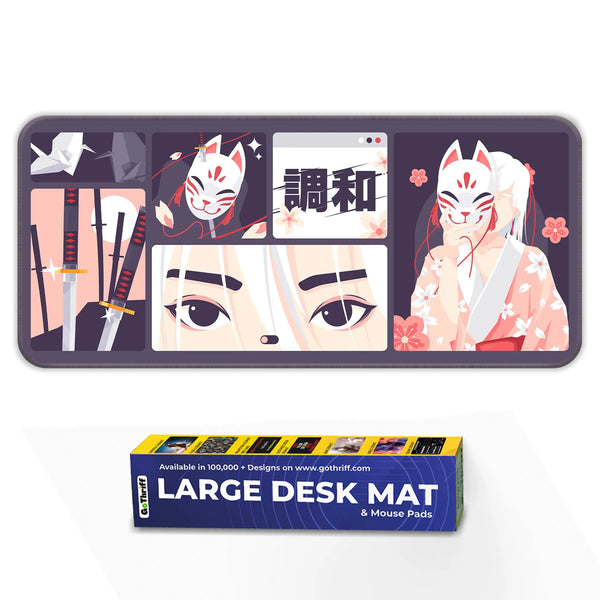 Kitsune Mask Deskmat