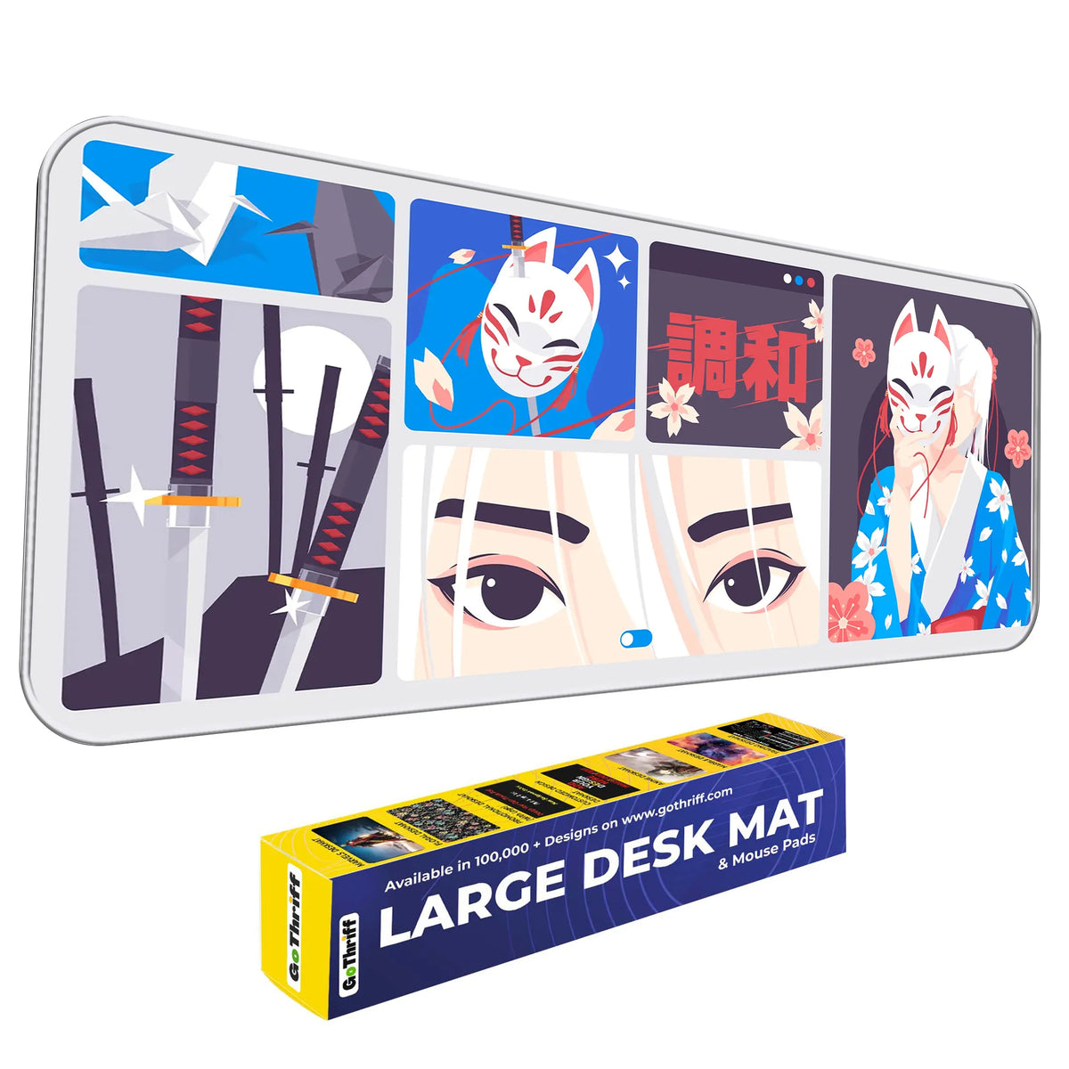 Kitsune Mask Deskmat