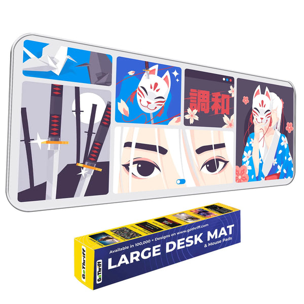 Kitsune Mask Deskmat