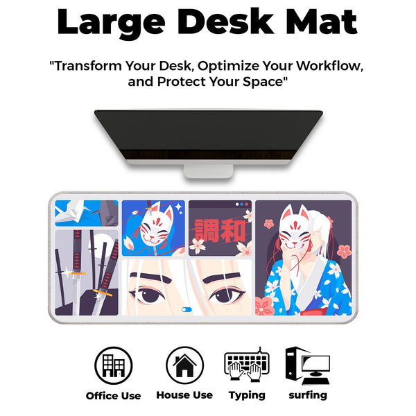 Kitsune Mask Deskmat