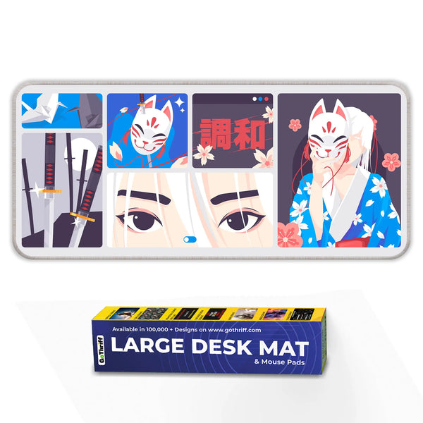 Kitsune Mask Deskmat