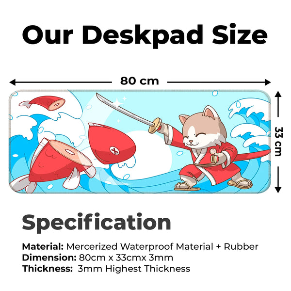 Japanese Cat Deskmat