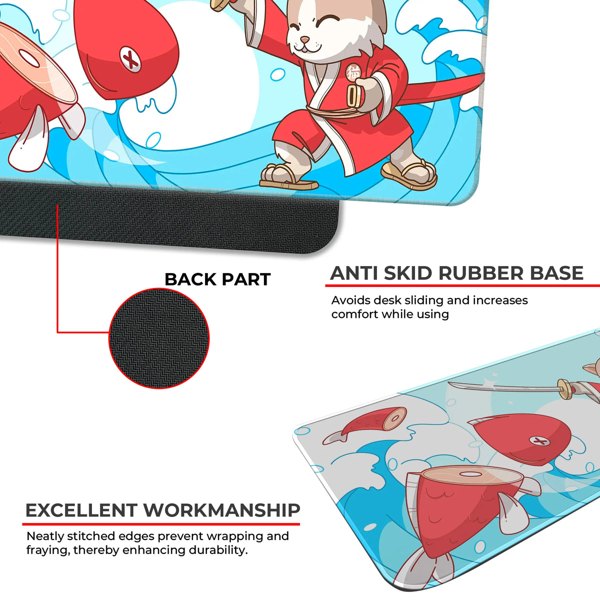 Japanese Cat Deskmat