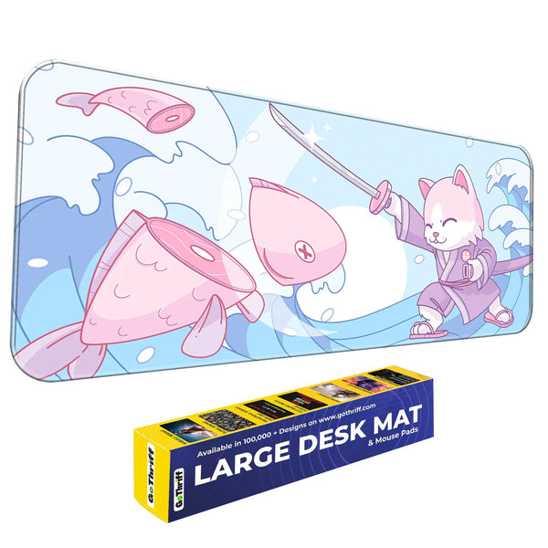 Japanese Cat Deskmat