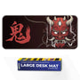 Crimson Oni Wrath Deskmat