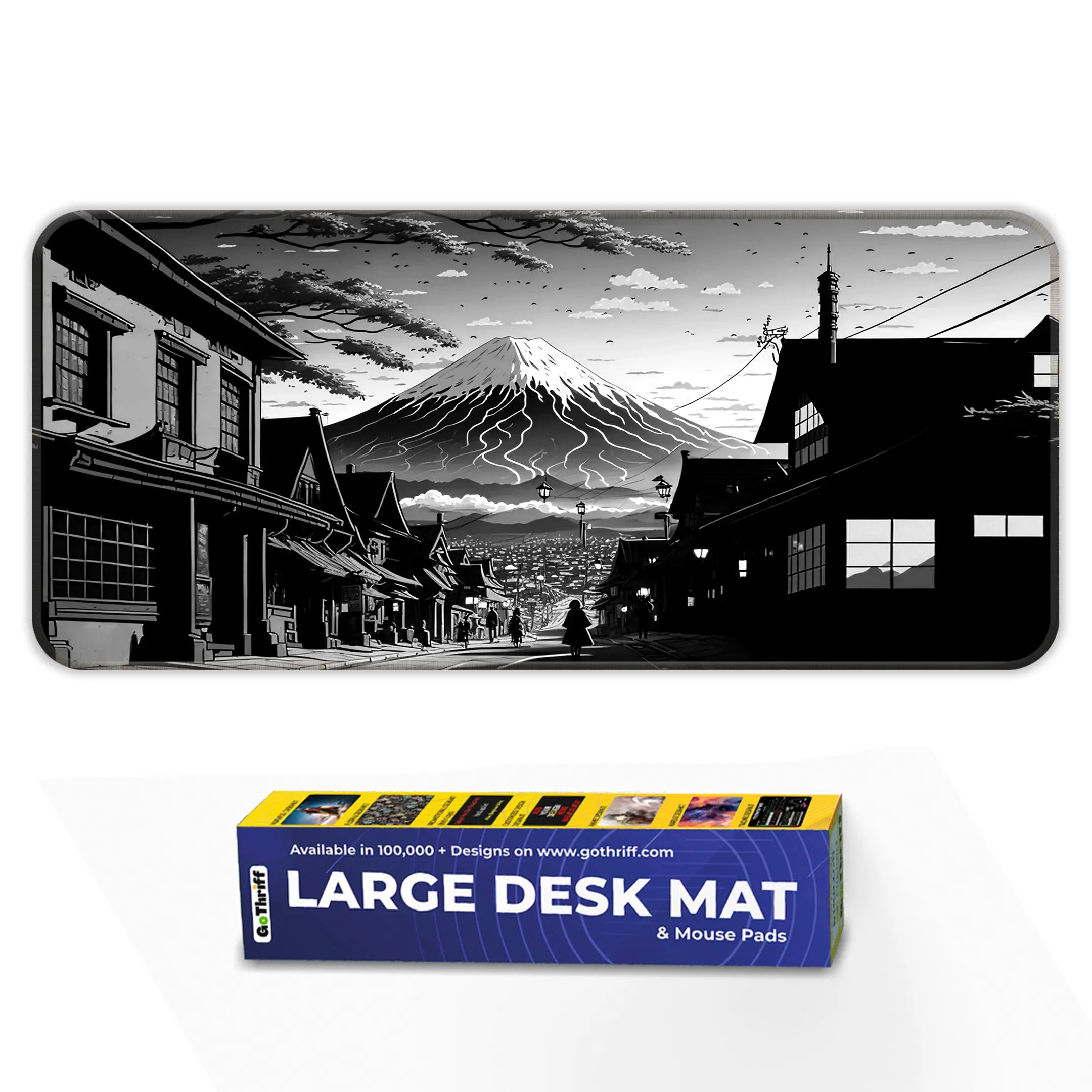 Fuji Noir Deskmat