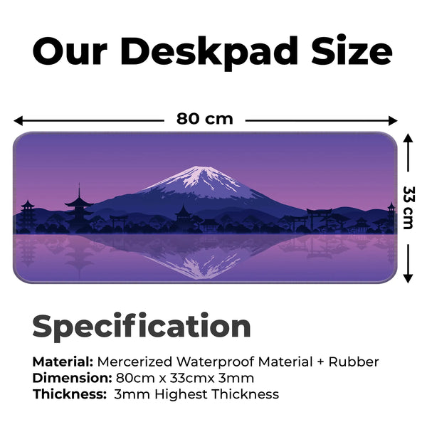 Mount Fuji Reflection Deskmat