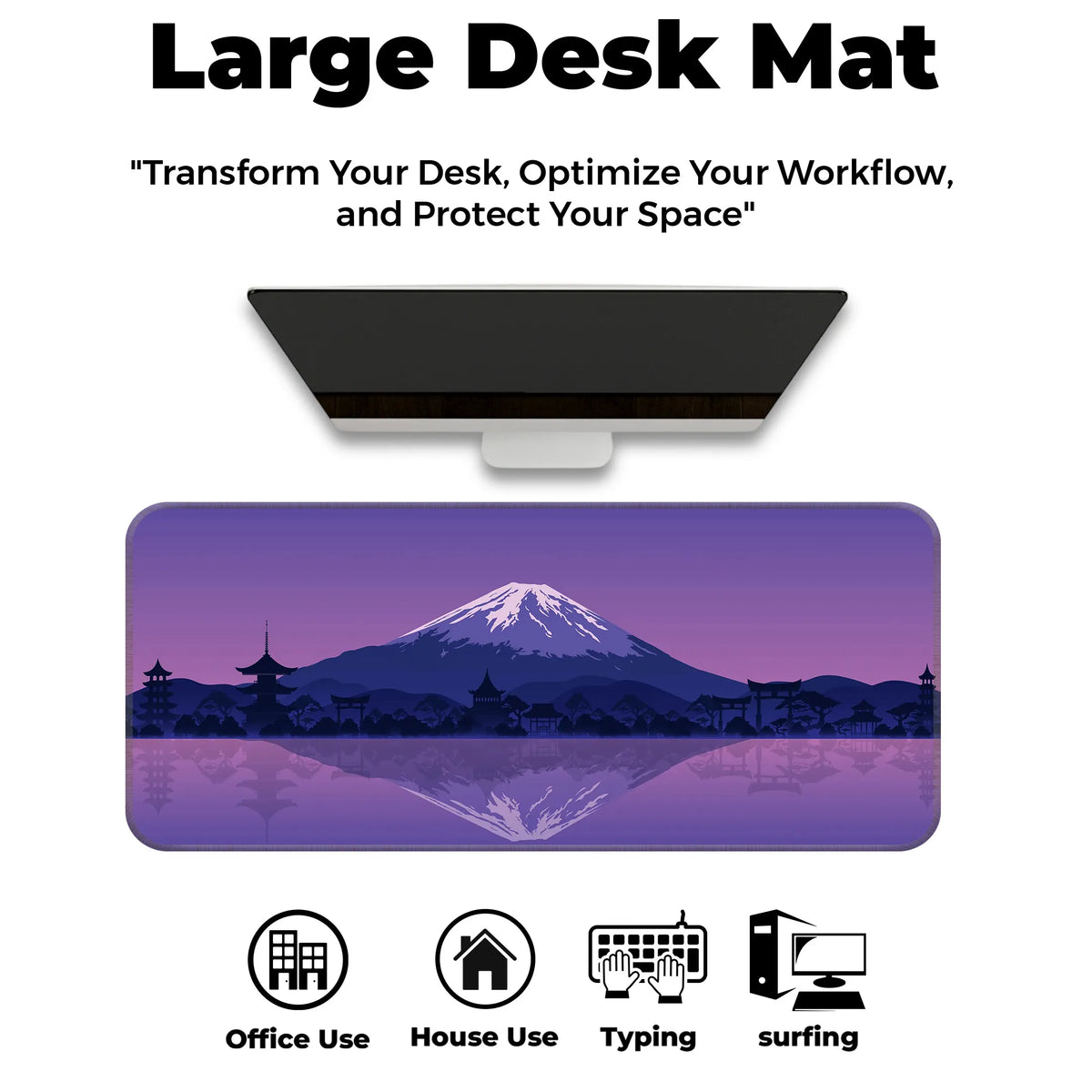 Mount Fuji Reflection Deskmat
