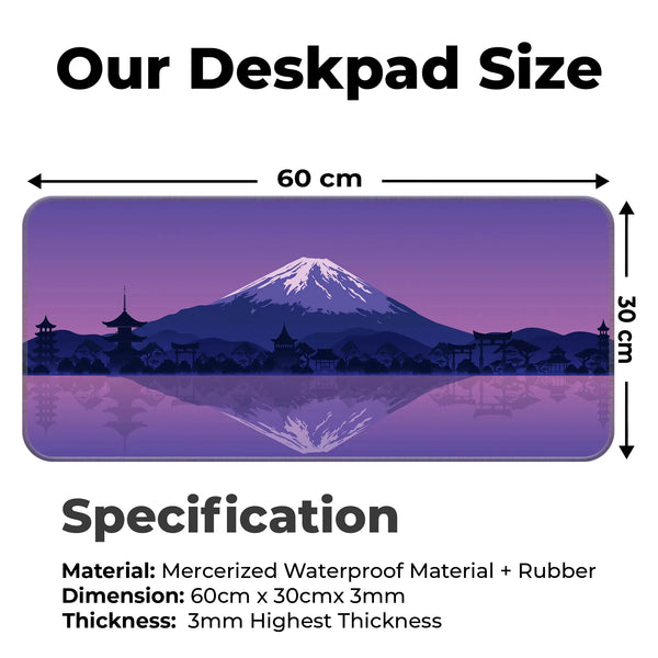 Mount Fuji Reflection Deskmat