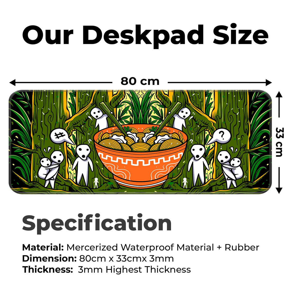 Kodama Forest Ramen Deskmat