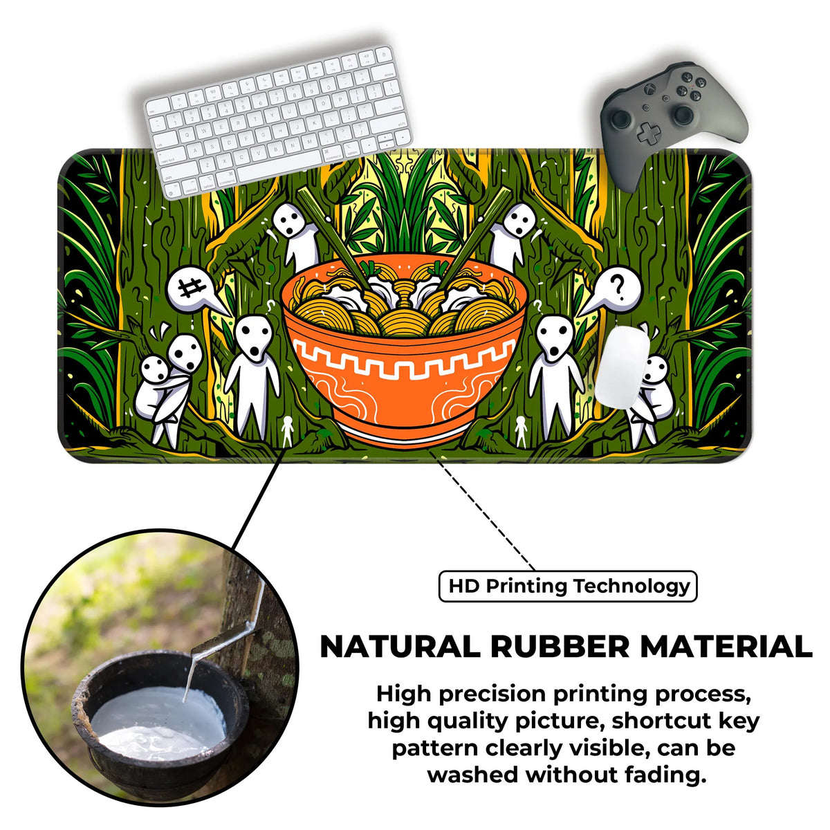 Kodama Forest Ramen Deskmat