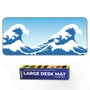 Great Wave Pattern Deskmat