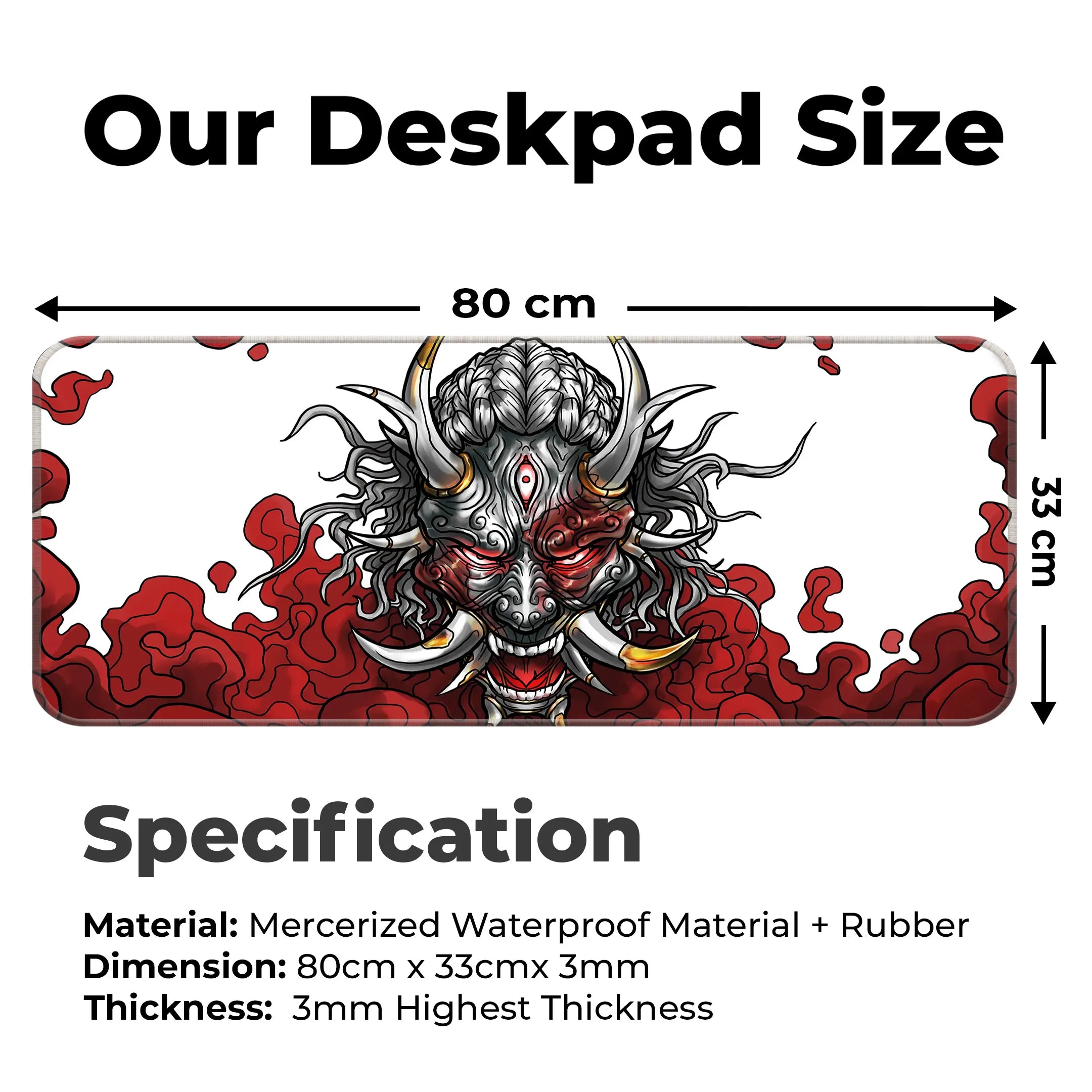 Japanese Oni Demon Deskmat