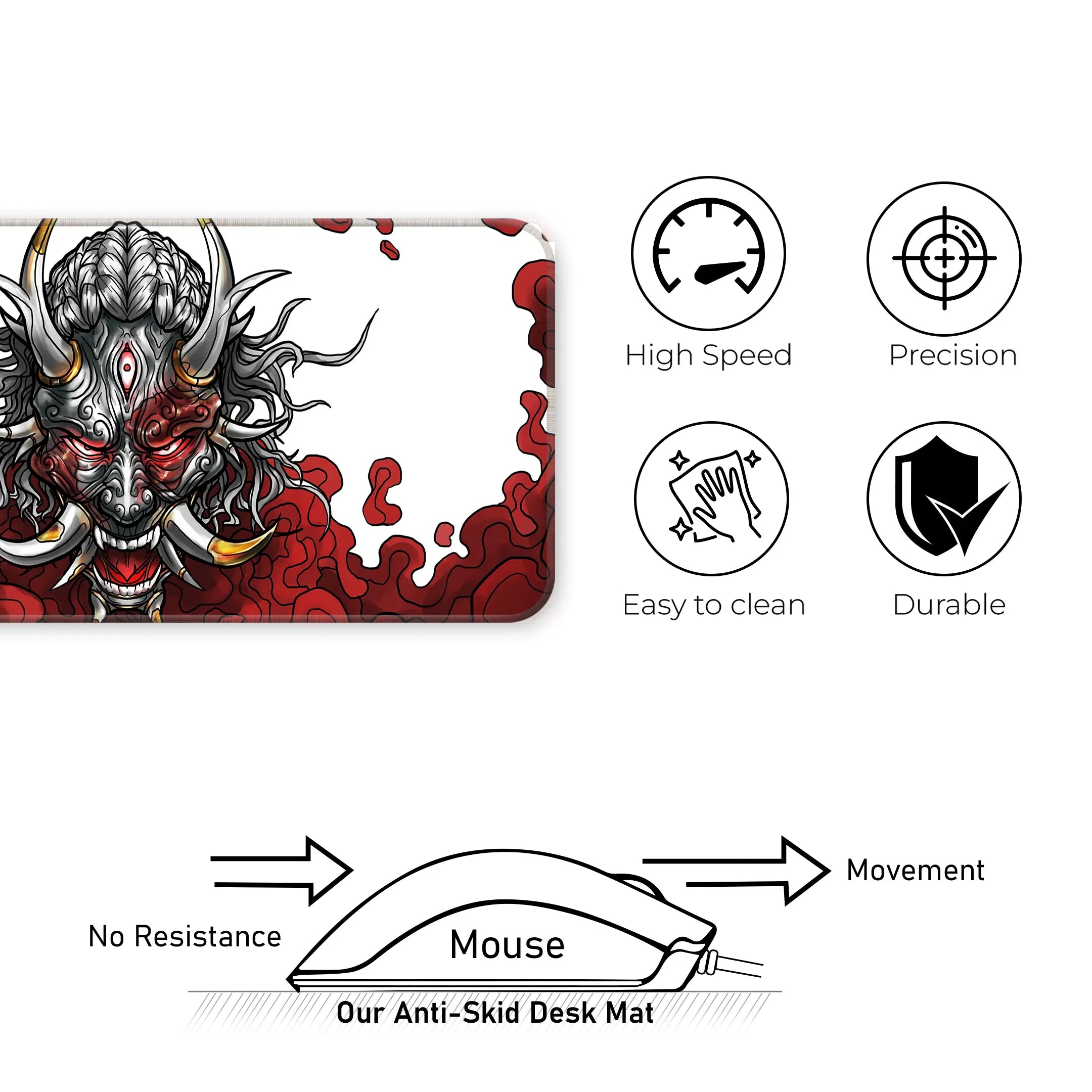 Japanese Oni Demon Deskmat