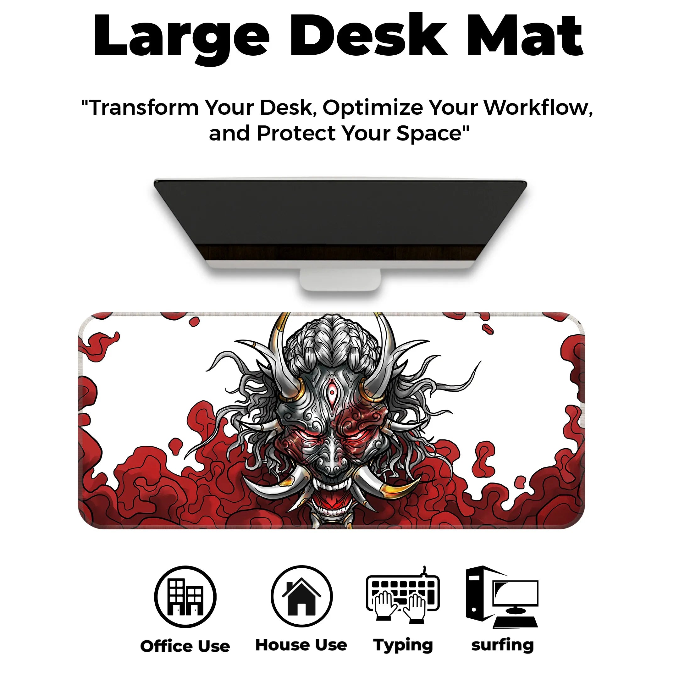 Japanese Oni Demon Deskmat