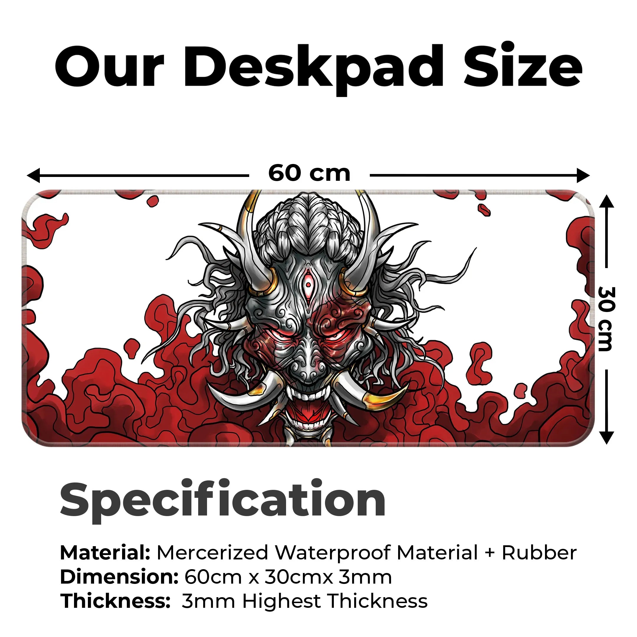 Japanese Oni Demon Deskmat