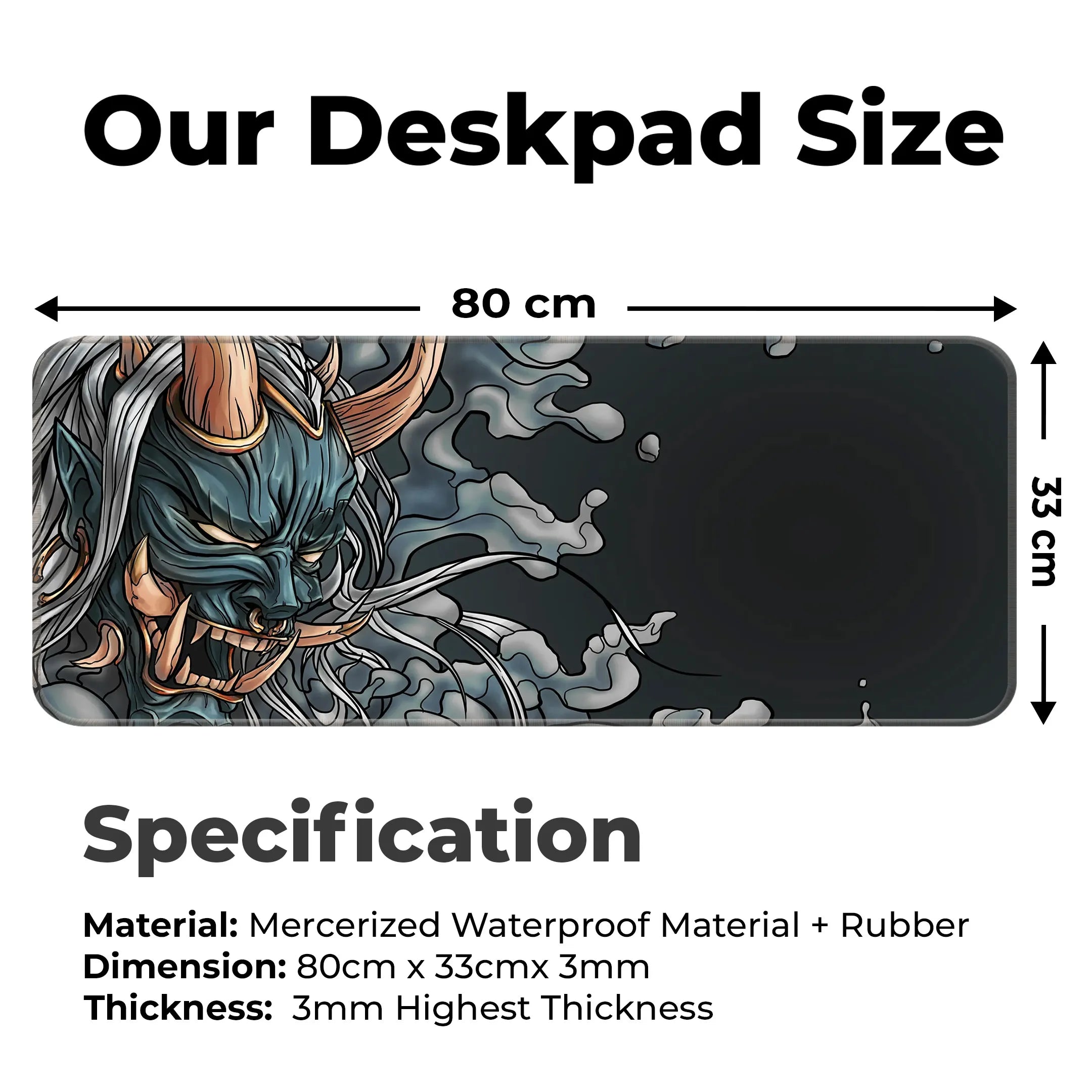 Japanese Oni Demon Deskmat