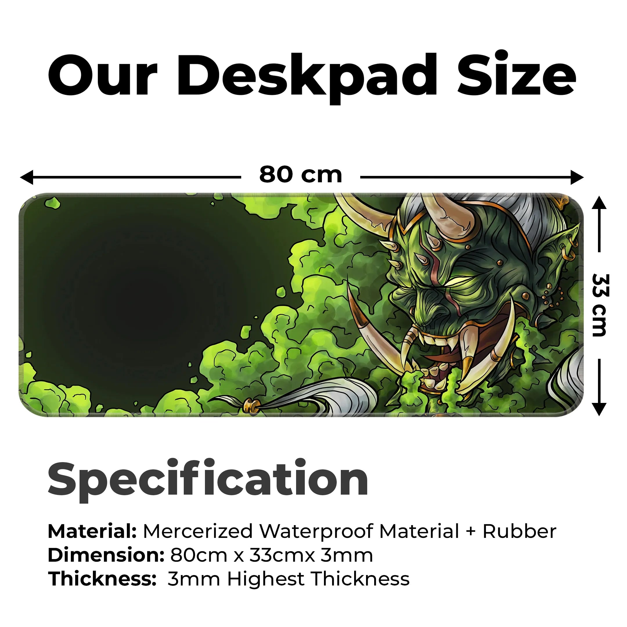 Japanese Oni Demon Deskmat
